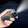 Portable Mini FM Radio 5.0 Rechargeable LED Display for Seniors with Flashlight and Clock