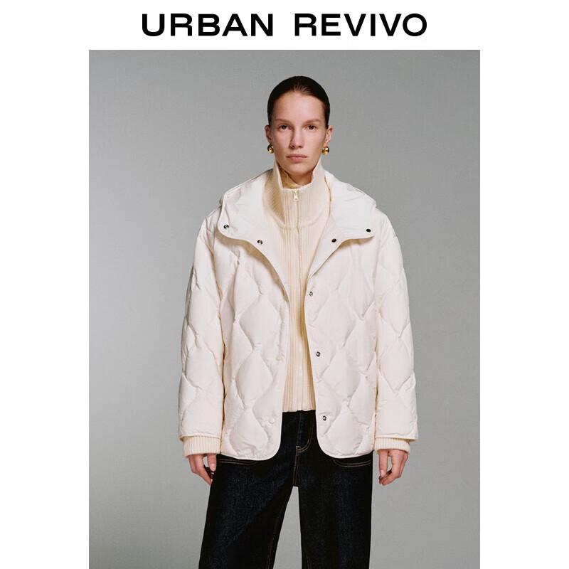 

UR 2025 Women s Casual Quilted Hooded Down Jacket S