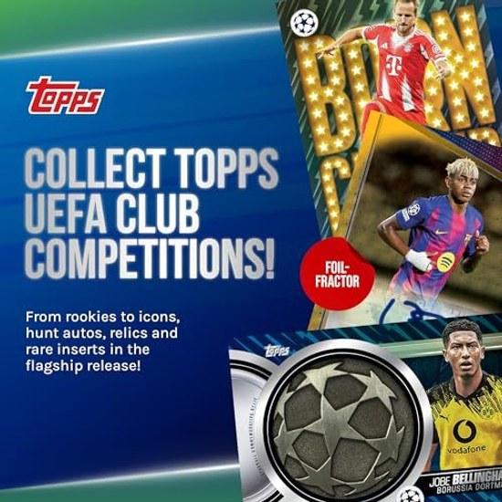 2025-26 Topps UEFA Competição de Clubes Futebol - Caixa de Valor Selada de Fábrica