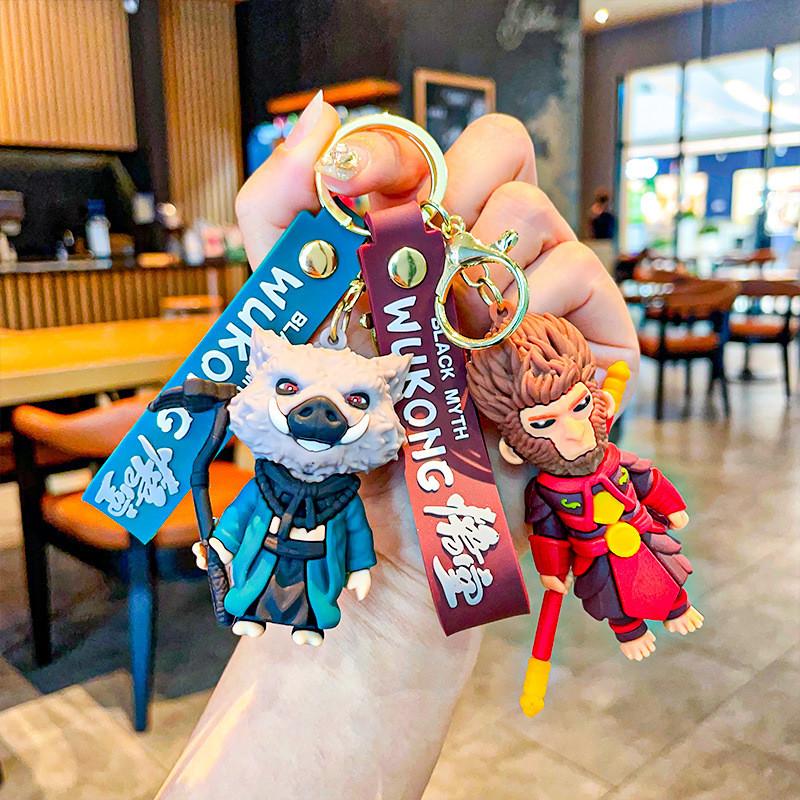 Myth Charming Black Wukong Keychain Ideal For Birthday Gifts And Occasions Special