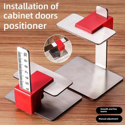 Multifunctional Door Positioning Installation Tool Adjustable Portable Cabinets Precise Jig Auxiliary Tool