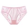 Big Size Lady Summer Sexy Lace Hollow Jacquard Seamless Breathable Triangle Briefs