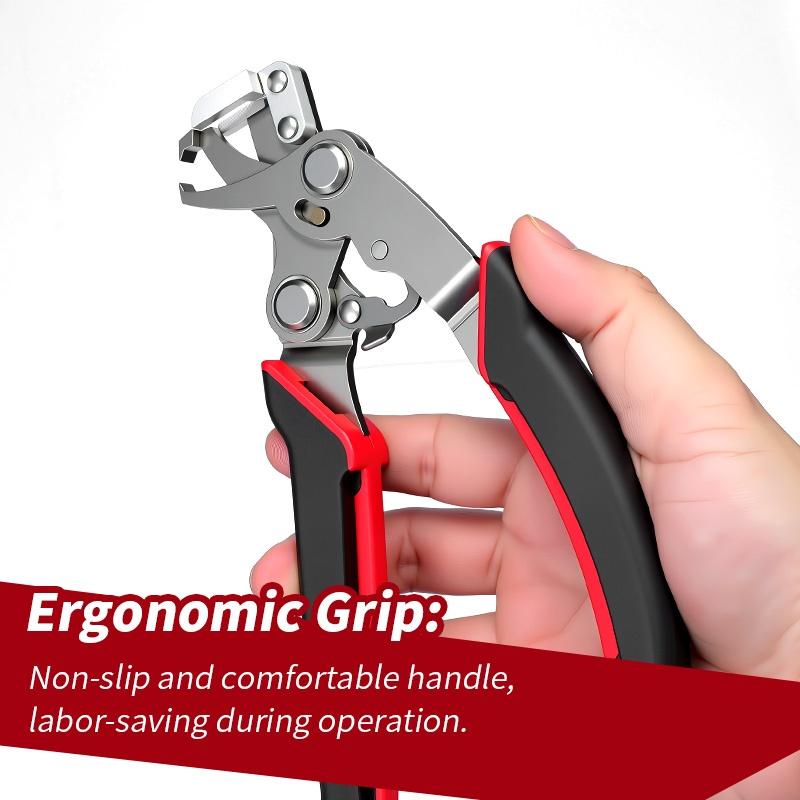 Stainless Steel Snap Pliers & Fastener Remover, Ergonomic Grip for Mechanics & Auto Repair, Universal Fit