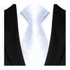 Men Tie Geometric Plaid Pattern Pure Color Design Smooth Texture Dress Tie Business Office Formal Necktie
