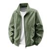 Men's 2025 Plus Size Thin Casual Jacket - Breathable Stand Collar for Spring & Autumn