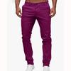 Oufier Men's Straight Leg Trousers Casual Summer Basic Cotton Pants