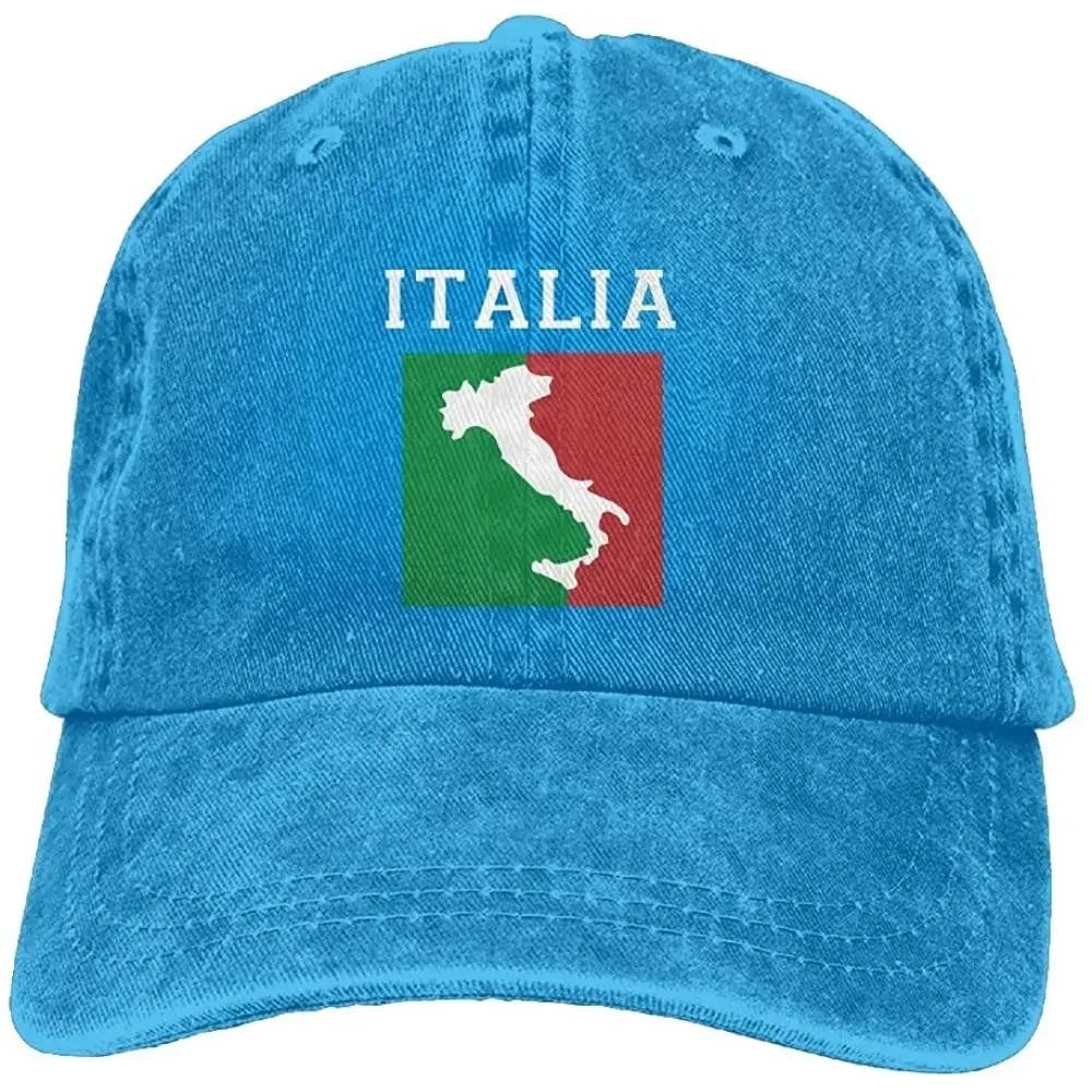 Italia Italy Italian Flag Cap Adjustable Cowboys Hats Baseball Cap for Men Women Snapback Caps Sun Hat Outdoor Hats