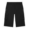 Pantaloncini Cargo da Uomo al Ginocchio con Tasche Multiple Vestibilità Rilassata Chiusura con Bottone e Zip Stile Casual per l'Uso Quotidiano