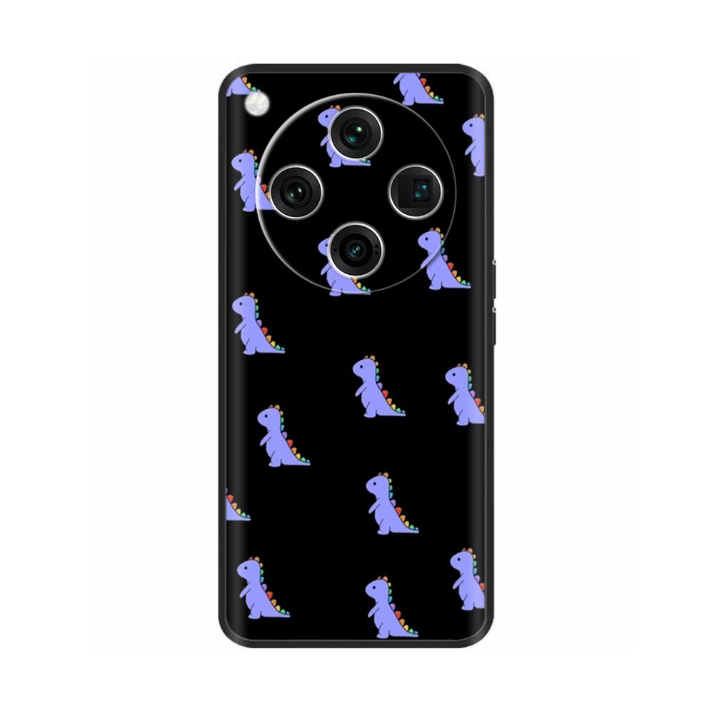 Soft Silicone Cover For Oppo Find X8 Pro Case Fashion Black TPU Phone Back Cover Cases For Oppo Find X8 5G Coque PKC110 PKC130