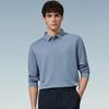 Judger Men's 7A Anti-Bacterial Wrinkle-Resistant Long Sleeve Polo Shirt