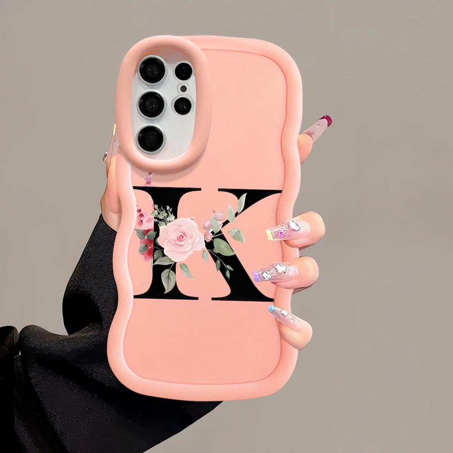 

Мягкий чехол-бампер с цветочными буквами для Samsung Galaxy S24 S23 Plus S22 Ultra A25 S20 FE S25 S21 A26 A24 A36 A35 A34 A54 A55 Galaxy S23 Ultra