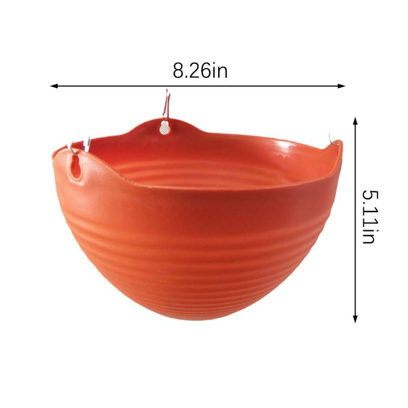 Závěsný květináč na orchideje s řetězem PP plastový závěsný koš květináč závěsný nástěnný zelený květináč se sukulentním květináčem