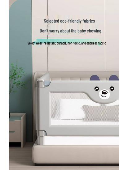 Nuofanya Three-Sided Bed Rail: Baby Anti-Fall Guard, Anti-Drop Barrier, Child Safety Baffle, Bed Guardrail.