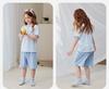 [Ice Cocoa] Mini Balabala Men's and Women's Sleepwear with Temperature Control, Quick Drying, and Cool Feeling for Baby Home Clothes Set Summer