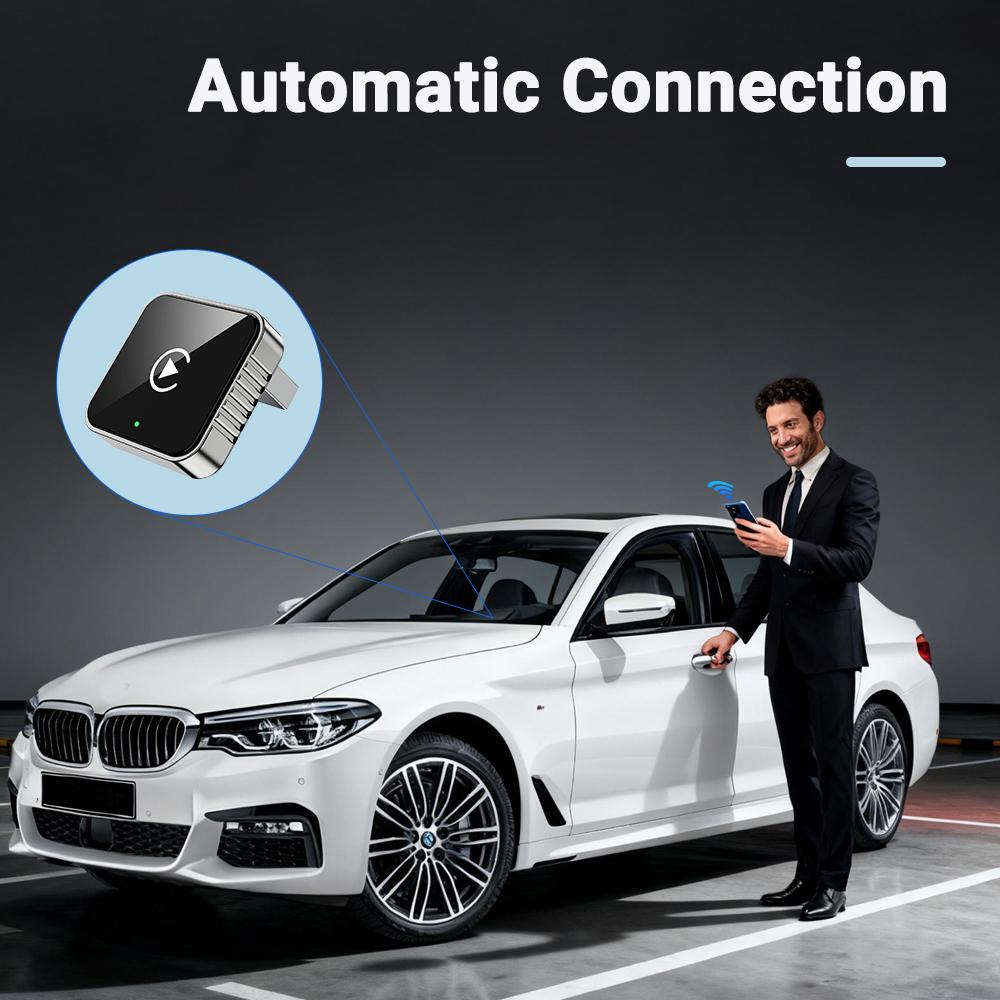 2026 New 2in1 Wired to Wireless High-Quality Car Accessory Smart Box 5GHz WiFi Type-C/USB