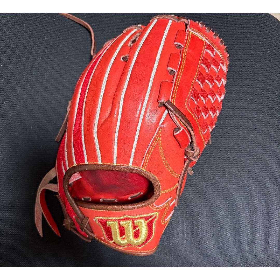 Used Wilson Softball Pitcher Glove Orix Taisuke Yamaoka Model