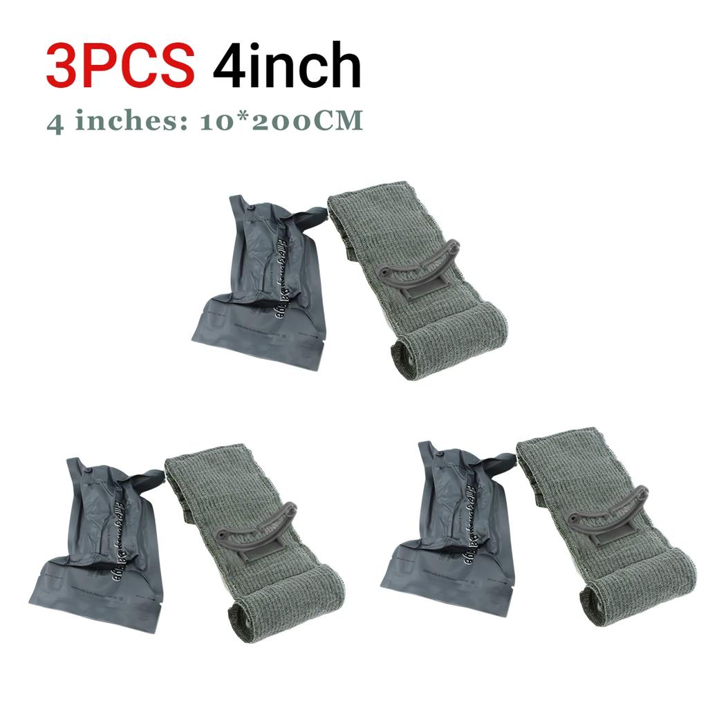 4/6inch Israeli Bandage High Elastic Emergency Compression Tourniquet Trauma First Aid Kit Medical Dressing Sterile Roll Bandage