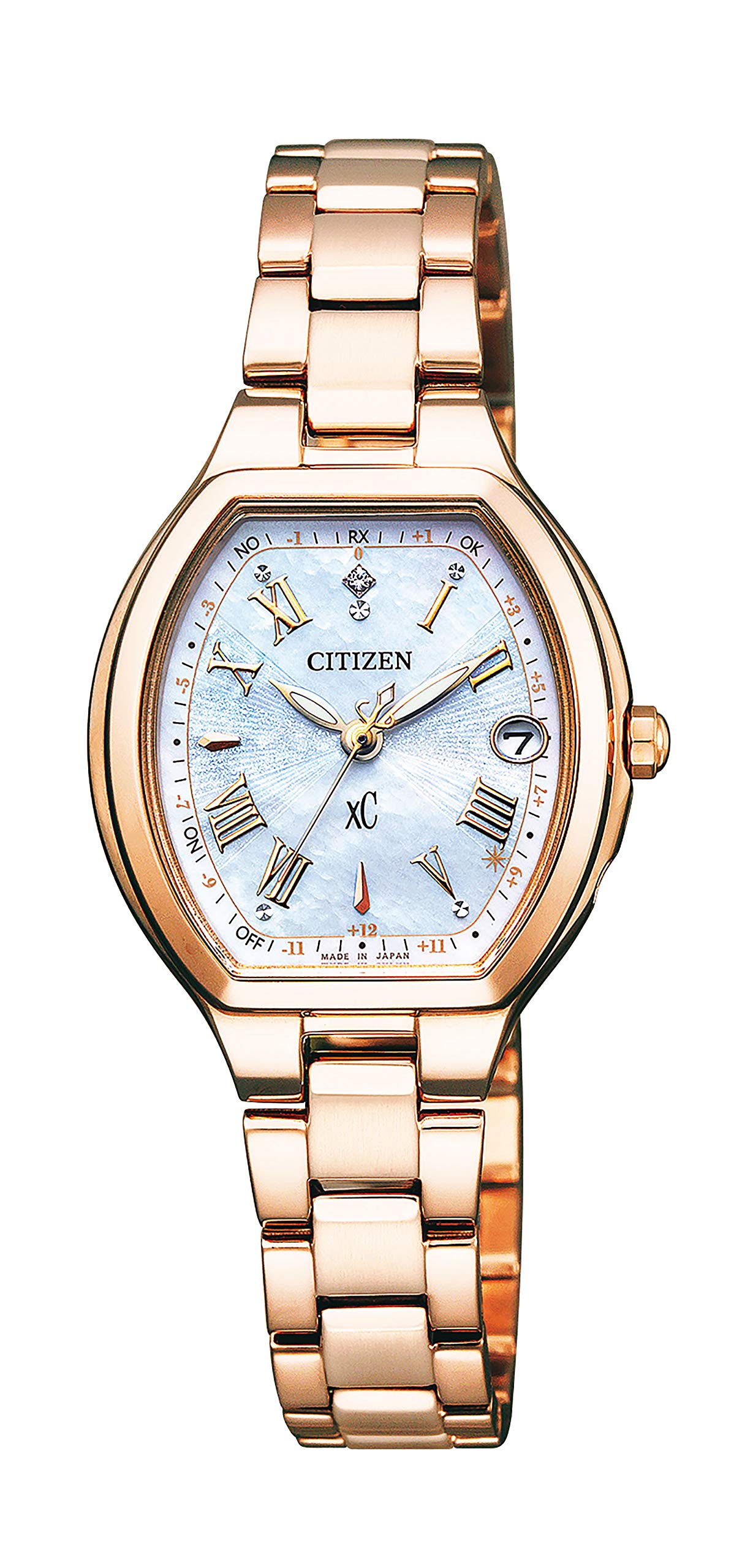 

Watch Cross Sea Basic Collection Eco Drive Radio Watch Happy Flight Limited Model World Limited pieces Pink Gold [Citizen] 2,500 ES9362-52X Women s