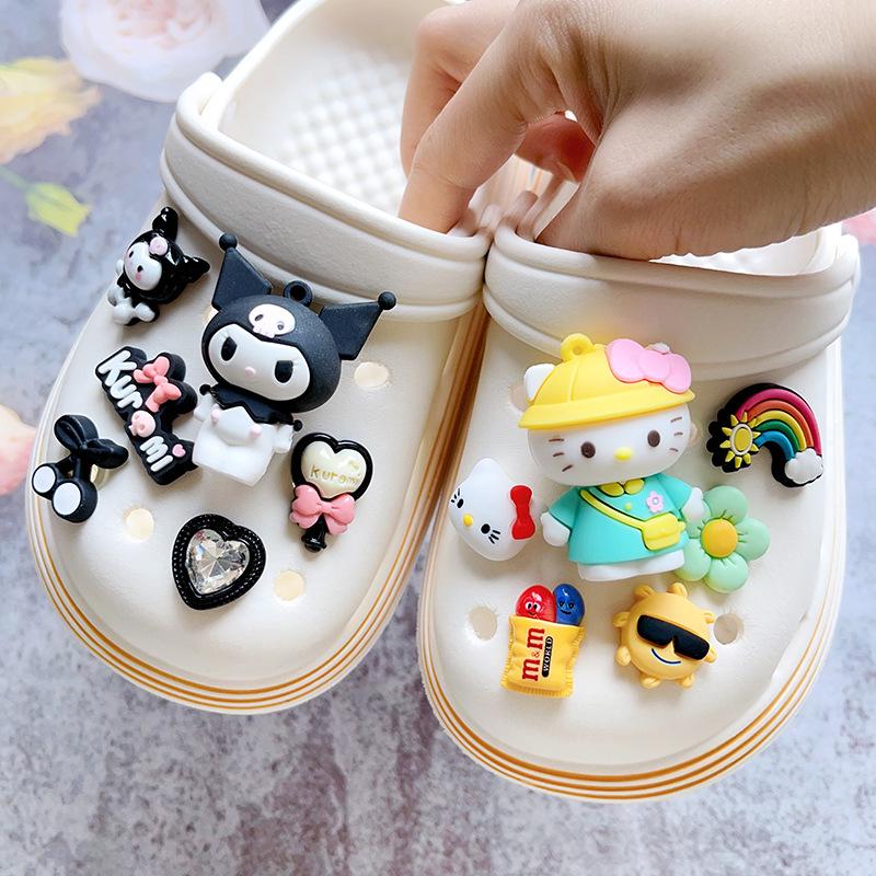 Unisex Crocs Charms & Buckles: Decorative Shoe Accessories for Sandals and Garden Shoes