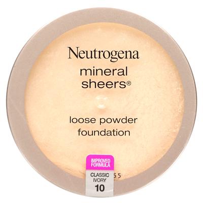 Mineral Sheer, Loose Powder Foundation, Classic Ivory 10, 0.19 Oz (5.5 G)
