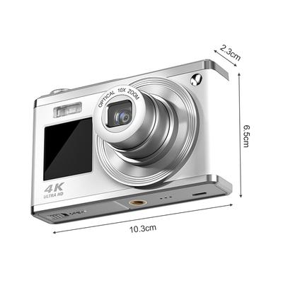 Andoer Cámara digital portátil de 2,88 pulgadas Cámara compacta 60MP 4K Ultra HD 16X Zoom Auto Focus