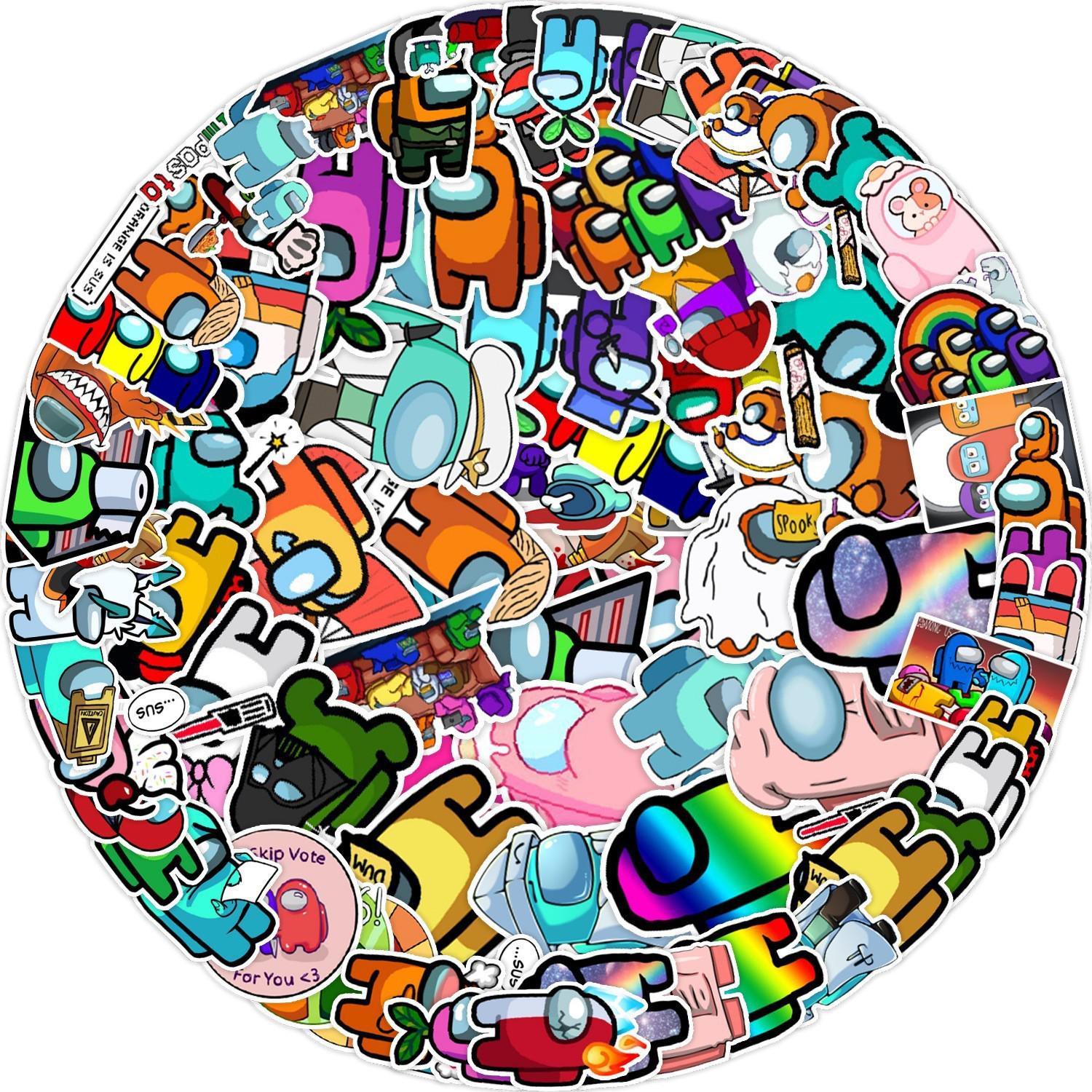 

50/100 Game, Notebook, Skateboard, Luggage, Car, Graffiti Stickers for Creative Journals