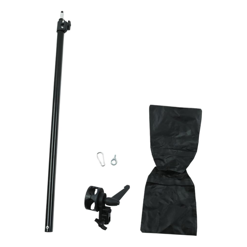 Adjustable Photography Boom Arm Kit 76 135cm with Sandbag and Universal Clamp for Studio Lighting