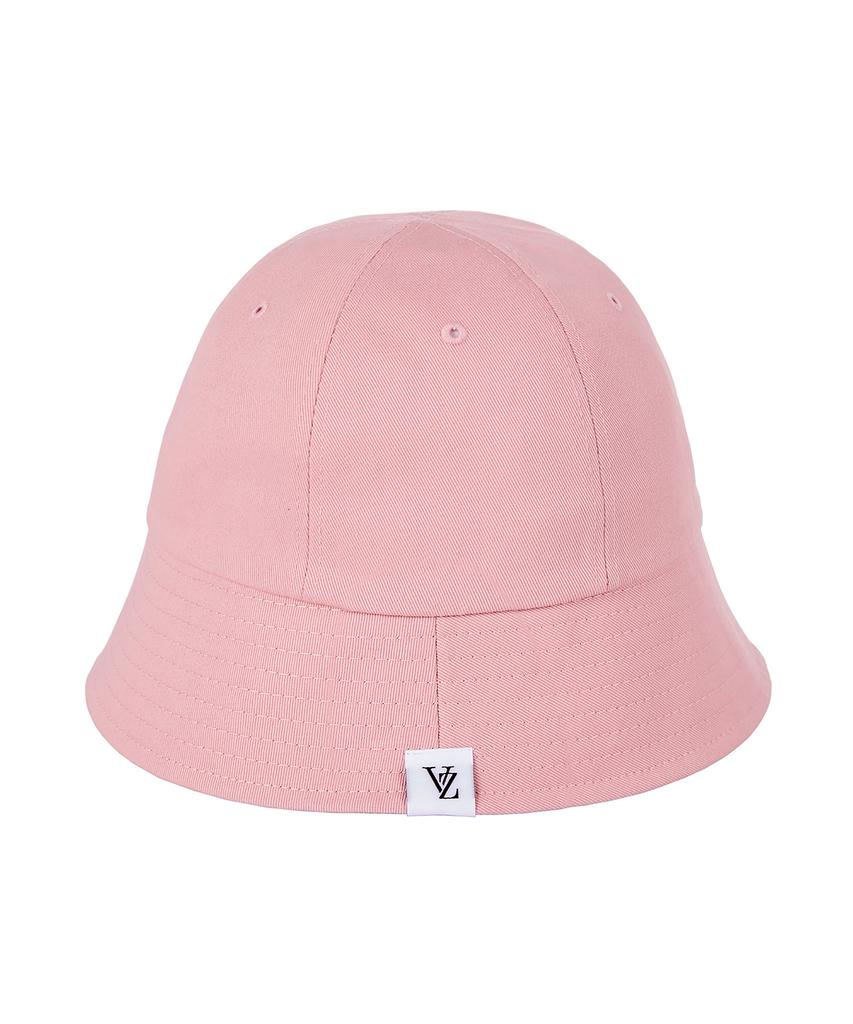 Bajal Monogram Label Round Bucket Hat Pink