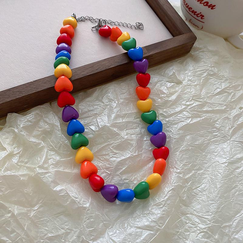 New Chinese Ethnic Style Jade Butterfly Safety Lock Necklace Temperament Collarbone Chain Personalized Design Item Decoration Wholesale