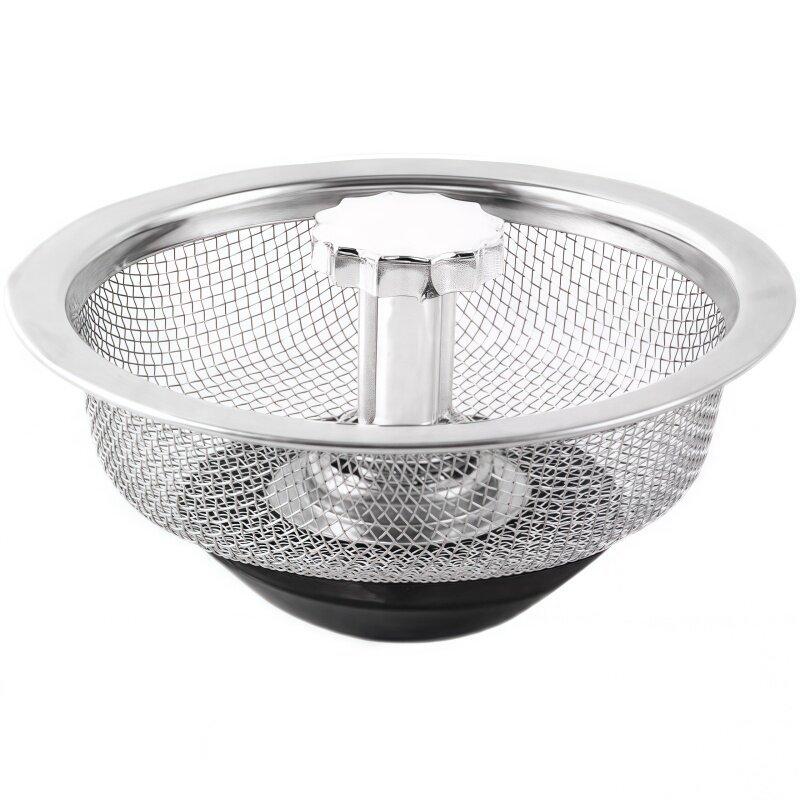 Kitchen Sink Filter, Wash Basin Overflow Stopper, Sink Drain, Dishwasher Drain, Stainless Steel Debris Filter, Universal