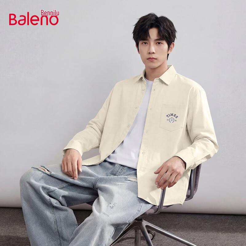 

Baleno Men s Long-Sleeve Casual Shirt Jacket 3XL