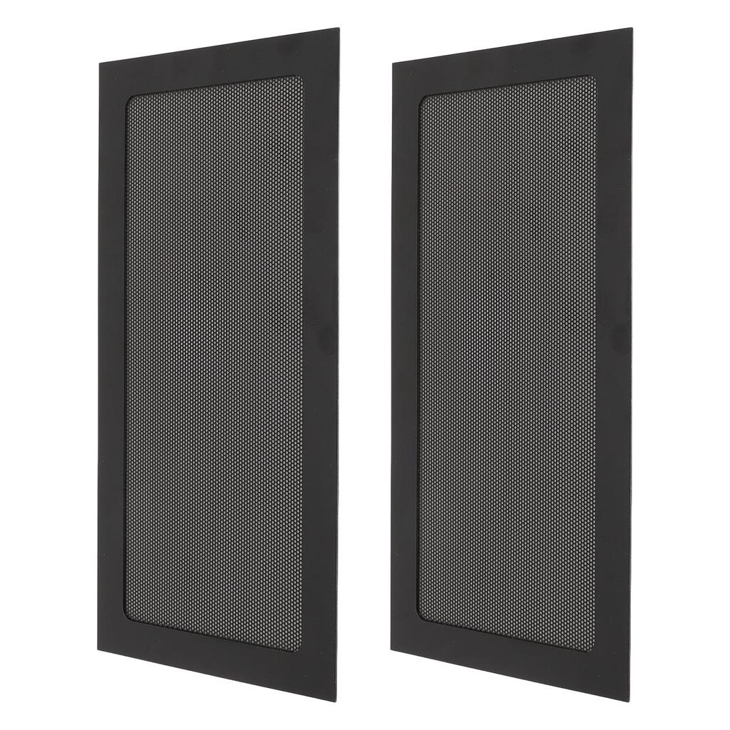 2Pcs Computer Cooler Fan Dust Filter Magnetic Frame PC Fan Dust Mesh PC Cooler Filter Fine Mesh PVC Dust Cover