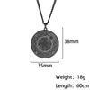  Vintage Magic Array Pentagram Crescent Circle Necklace Sun Moon Star Good Luck Eternal Love Neck Chain Amulet Jewelry