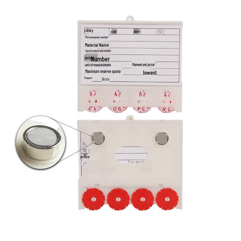 Sushic RX238 Magnetic Rotating Counter & Label