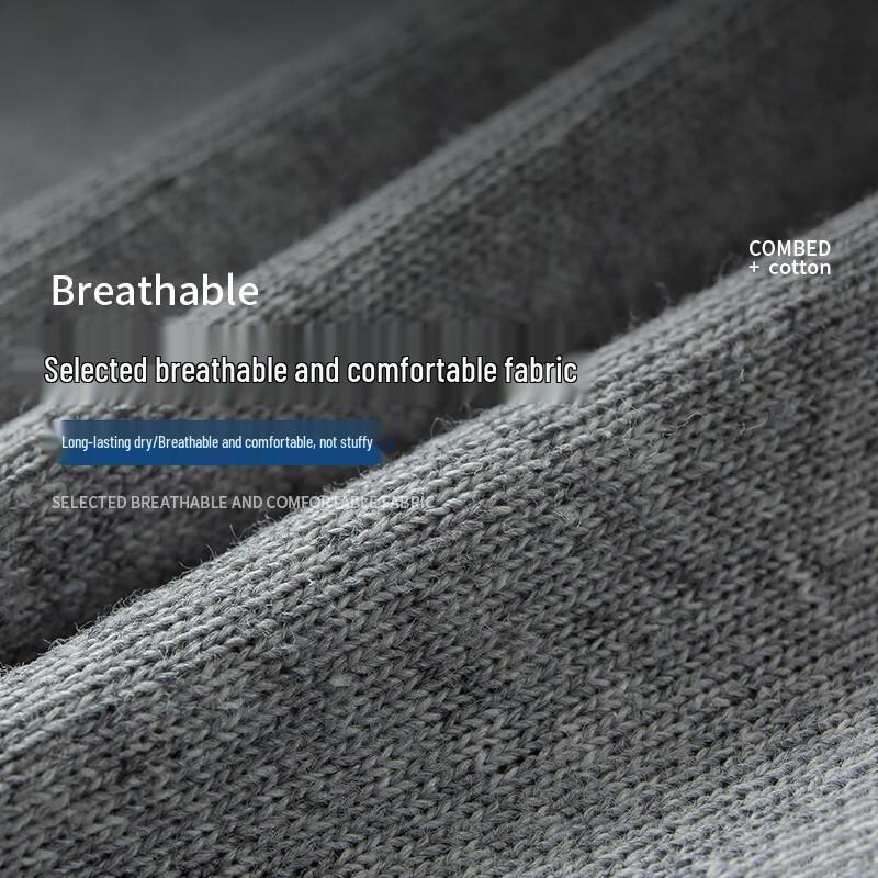 Langsha Men's Pure Cotton Loose Boxer Shorts