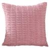 Durability Corduroy Cushion Cover with Invisible Zippered Close Enhances Any Decors Styles Standard Size 45x45cm
