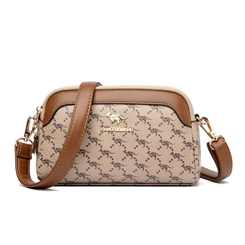 Women's bag new mother bag shoulder messenger bag atmospheric women's splicing small square bag tide