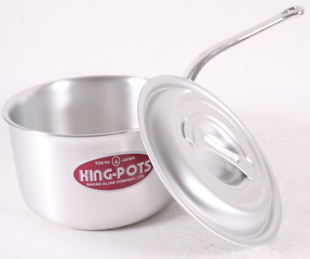 Nakao Aluminum Manufacturing King Deep Saucepan (with measuring scale) 18cm