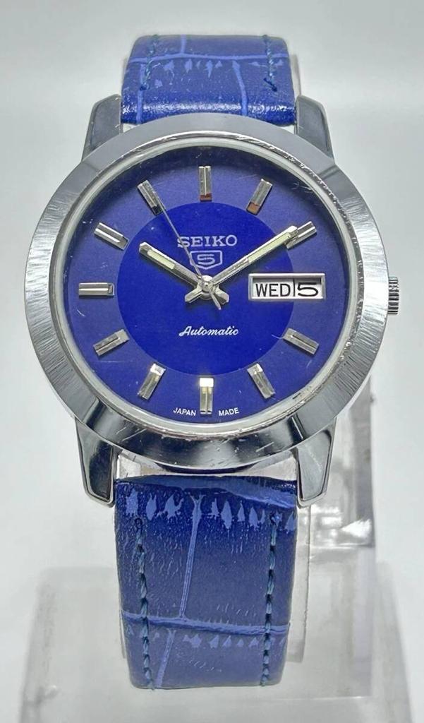 SEIKO Overhauled Excellent Condition Vintage Automatic Excellent Limited Antique Silver 119 Men's Watch, Condition, Navy, Edition