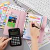 A6 Binder Budget Planner Notebook Covers Folder A6 Size 6 Hole Binder Pockets With Chedule Weekly Plan Monthly Plan Loose-Leaf Quality