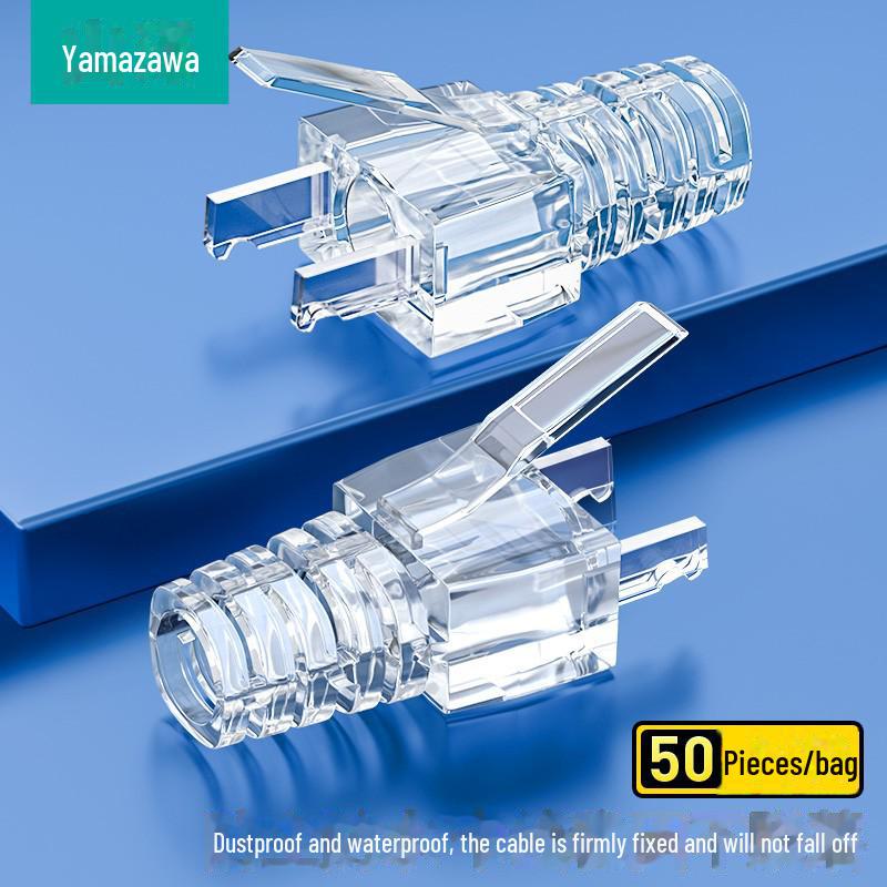 Shanze RJ45 Blue Crystal Head Protective Cover for Cat5e/6/7 Network Cable.