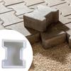Concrete Brick Mould Lightweight Decorative Unique Form Floor Tile Stepping Stone Paver for Park Patio Pathway Outdoor