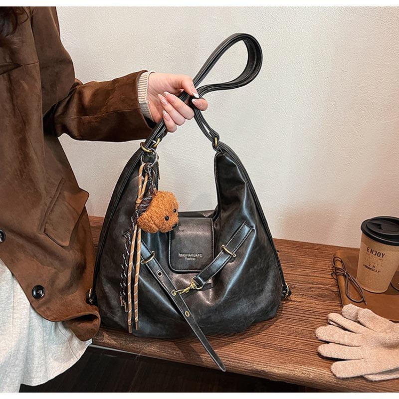 Fashion New Women's Tote Bag Autumn and Winter Niche Design Underarm Bag Trendy Texture Messenger Bag