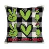 Grinch Christmas Pillowcase Home Christmas Decoration Cushion Sofa Pillowcase
