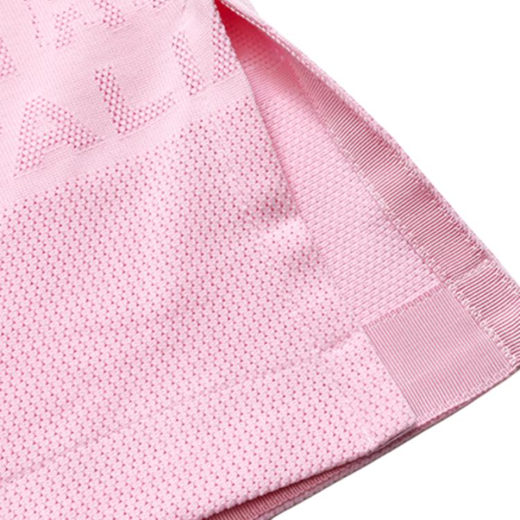 FILA Solid Color Letter Print Loose Casual Short Sleeve T-Shirt Women Tops Pink F11W224101FPK