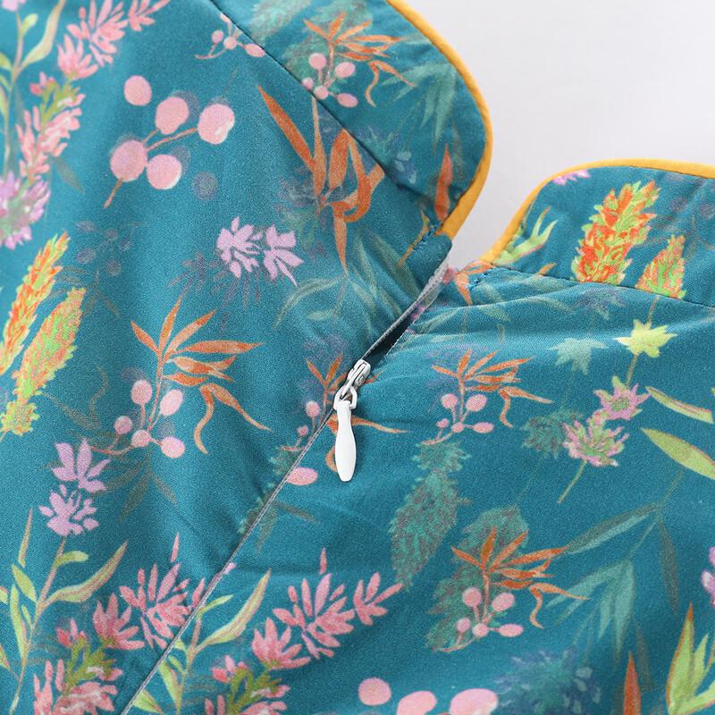 Montagut 2026 New Summer Girls' Sweet Floral Midi Dress