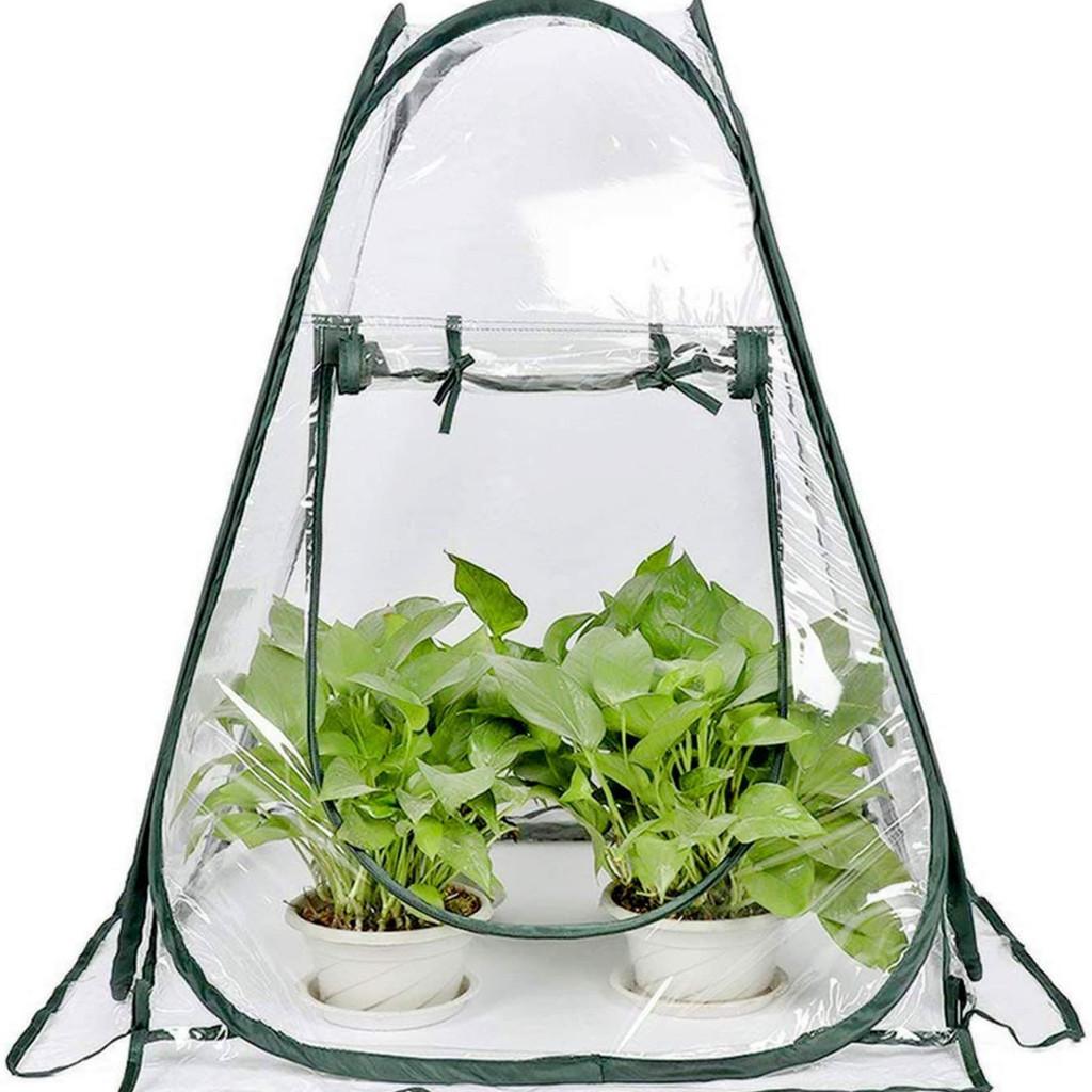 Transparent Foldable Home Gardening Greenhouse Mini Portable Sunroom Balcony Garden Seedling Plant Protection Cover