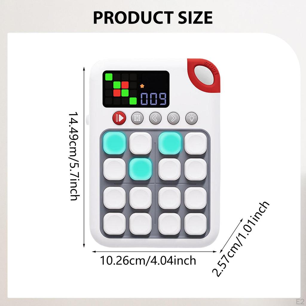 Tic TAC Toe Game Handheld Electronic Puzzle for Kids Children Office Break Trip
