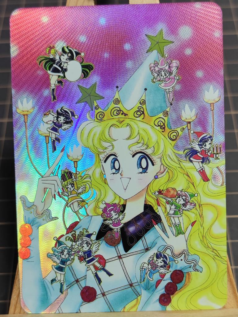 DIY Sailor Moon - Samodzielnie wykonane karty do złocenia, składane, błyszczące światło. Błyski gwiazd Anime Zabawka Prezent Kreskówka