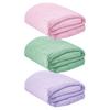 Travel Blanket Soft Fleece 2-in-1 Foldable Pillow Combo Flights Camping Car Trips Airplane Pillow Blanket with Luggage Strap